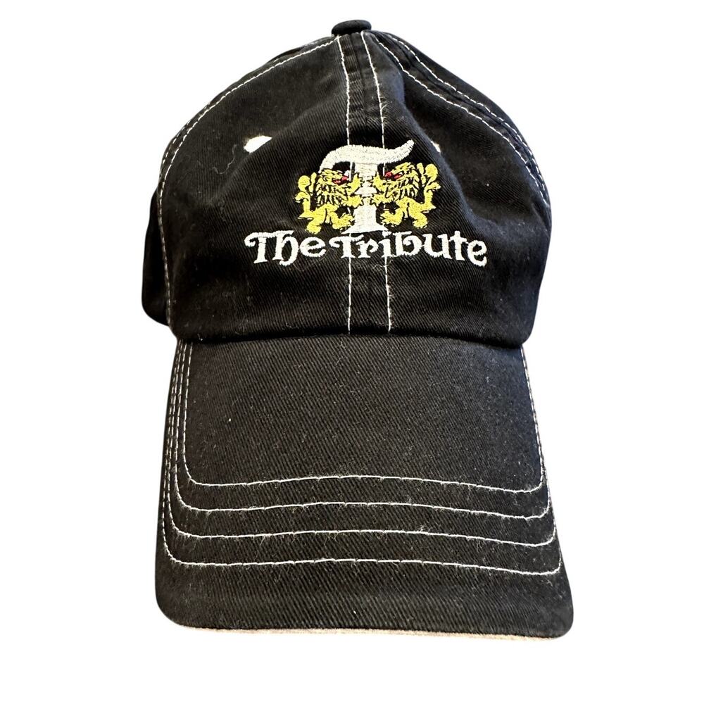 Vintage The Tribute Gold Club Texas Contrast Stitch Embroidered Strapback Hat